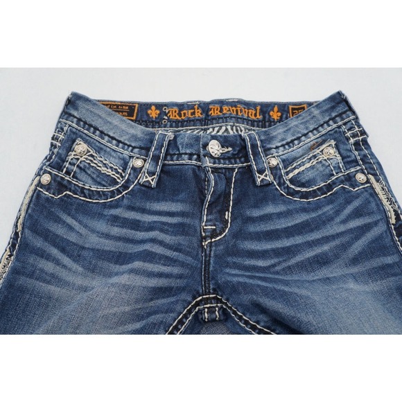 Rock Revival Womens Size 25x27 Phyllis Easy Skinny Jeans - Picture 8 of 10